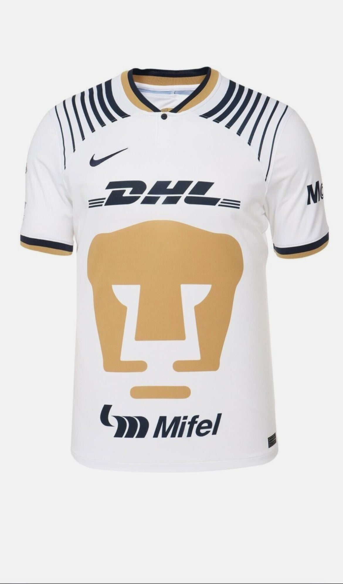 Nike Pumas Jersey - White/Gold/Navy