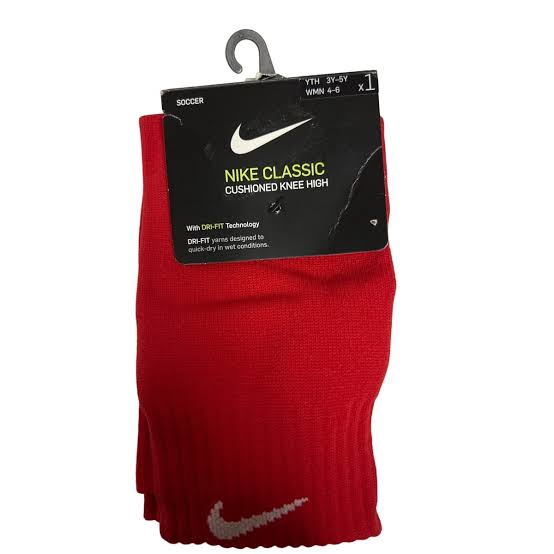 Red Nike Classic Cushioned Knee High