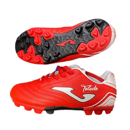 JOMA JR TOLEDO RED BLACK HARD GROUND