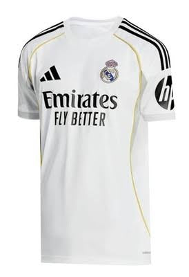Adidas Real Madrid Home Jersey 2025/26