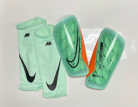 Nike Mercurial Lite Green Shin Guards